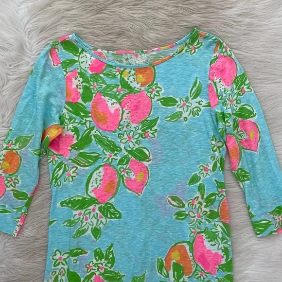 Lilly Pulitzer Marlowe Dress Pink Lemonade - Picture 3 of 16